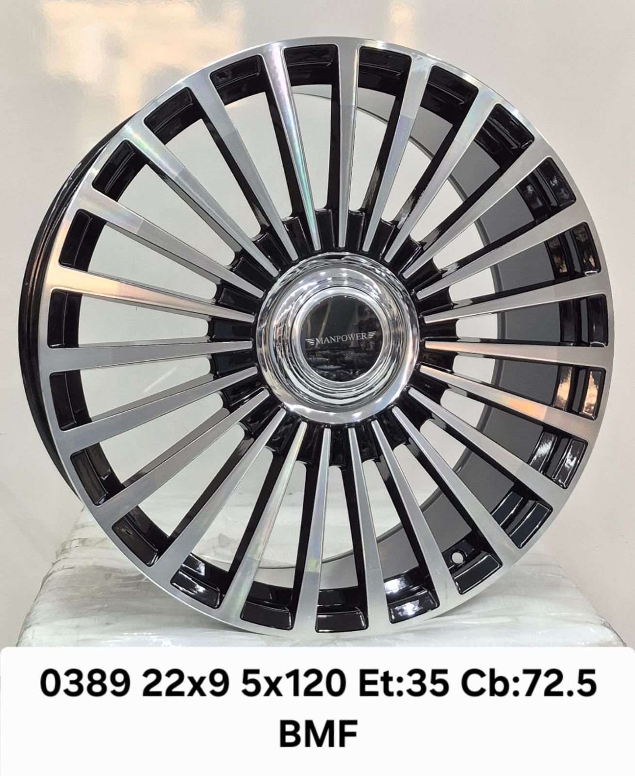 22" Alloy Rim - 0389 BMF Maybach Style (4 Pcs)