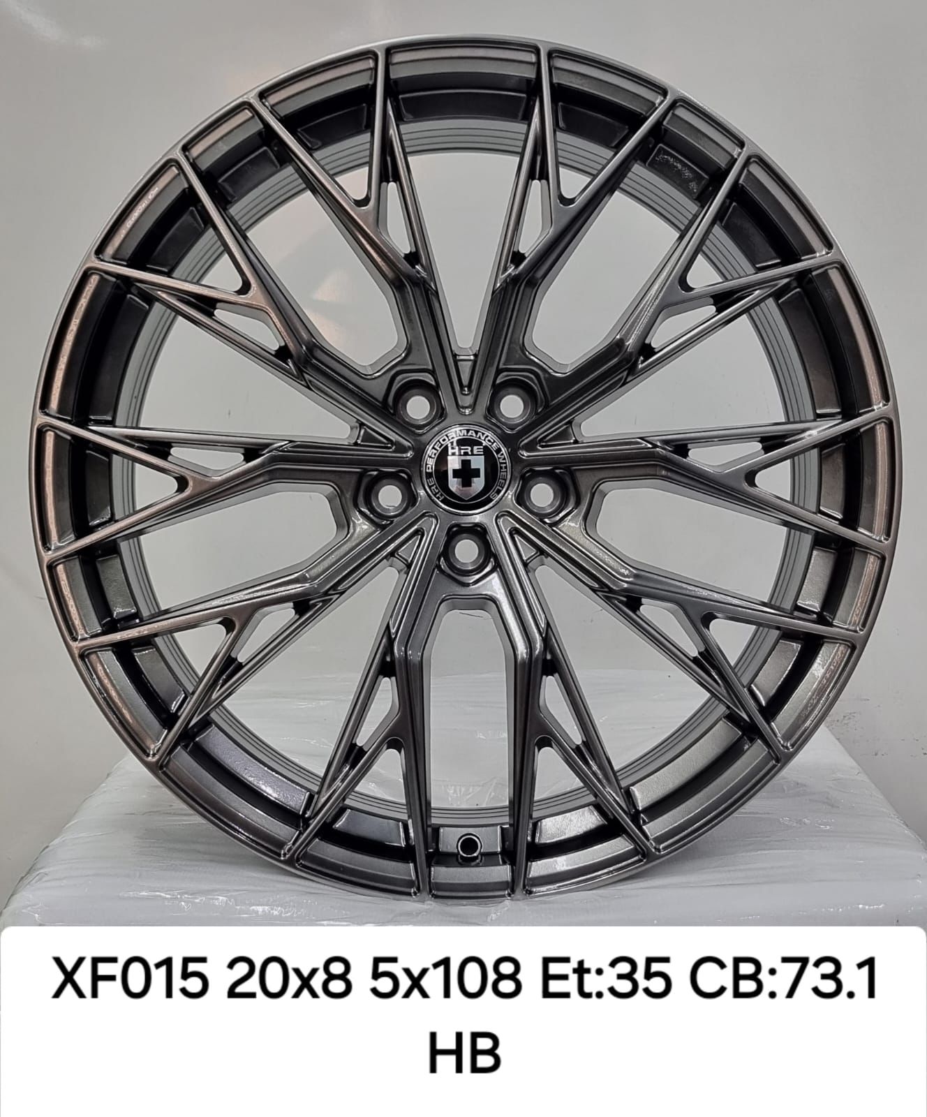 جنط 20 بوصة - XF015 أسود هايبر (4 قطع)