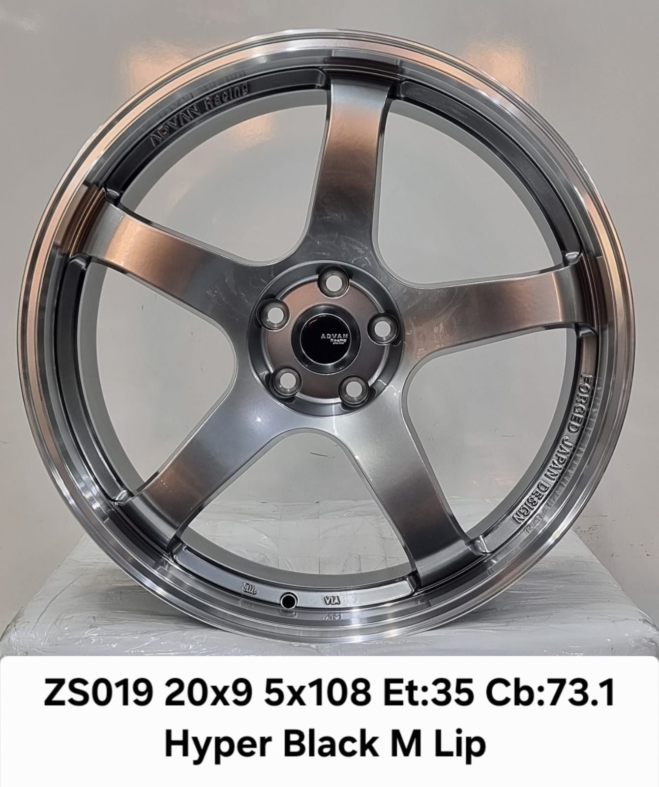جنط 20 بوصة - ZS019 أسود هايبر (4 قطع)