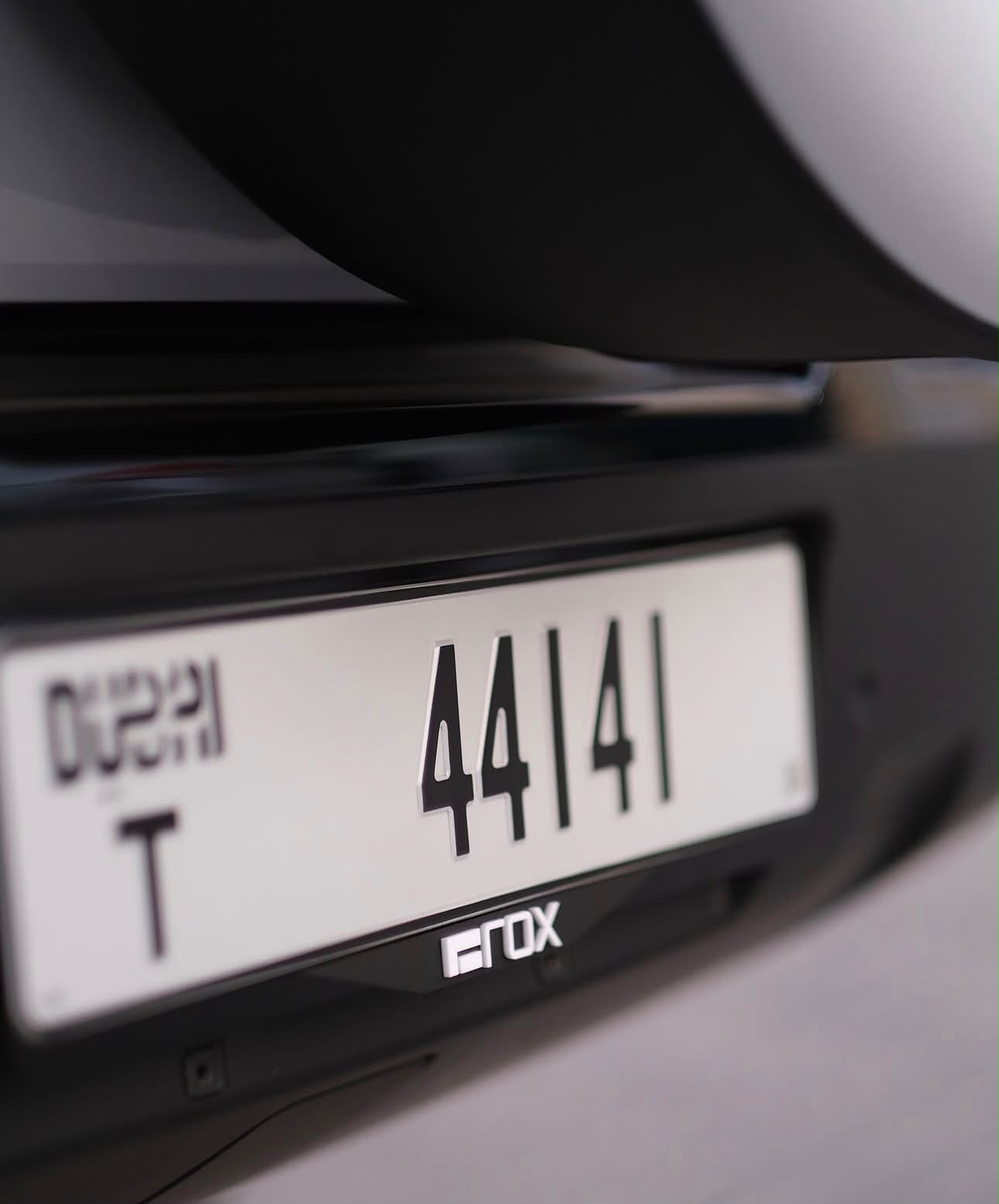 Rear Number Plate Cover